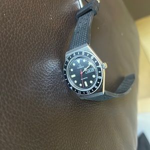 Only worn once with box timex watch with day and date function